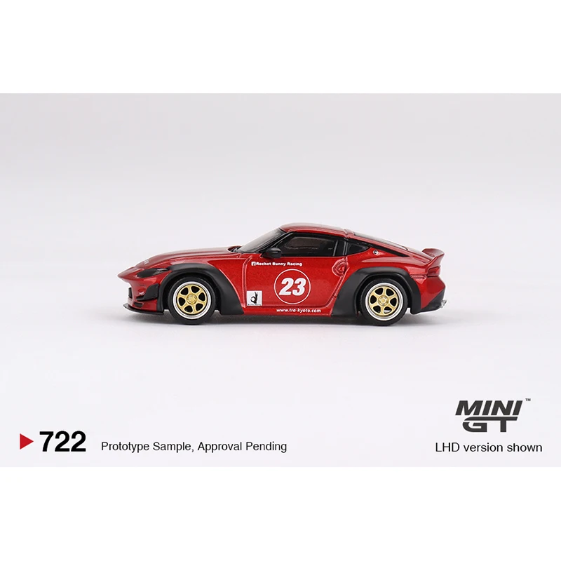 MINIGT 722 In Stock 1:64 Pandem Z Passion Red Diecast Diorama Car Model Collection Miniature Carros Toys