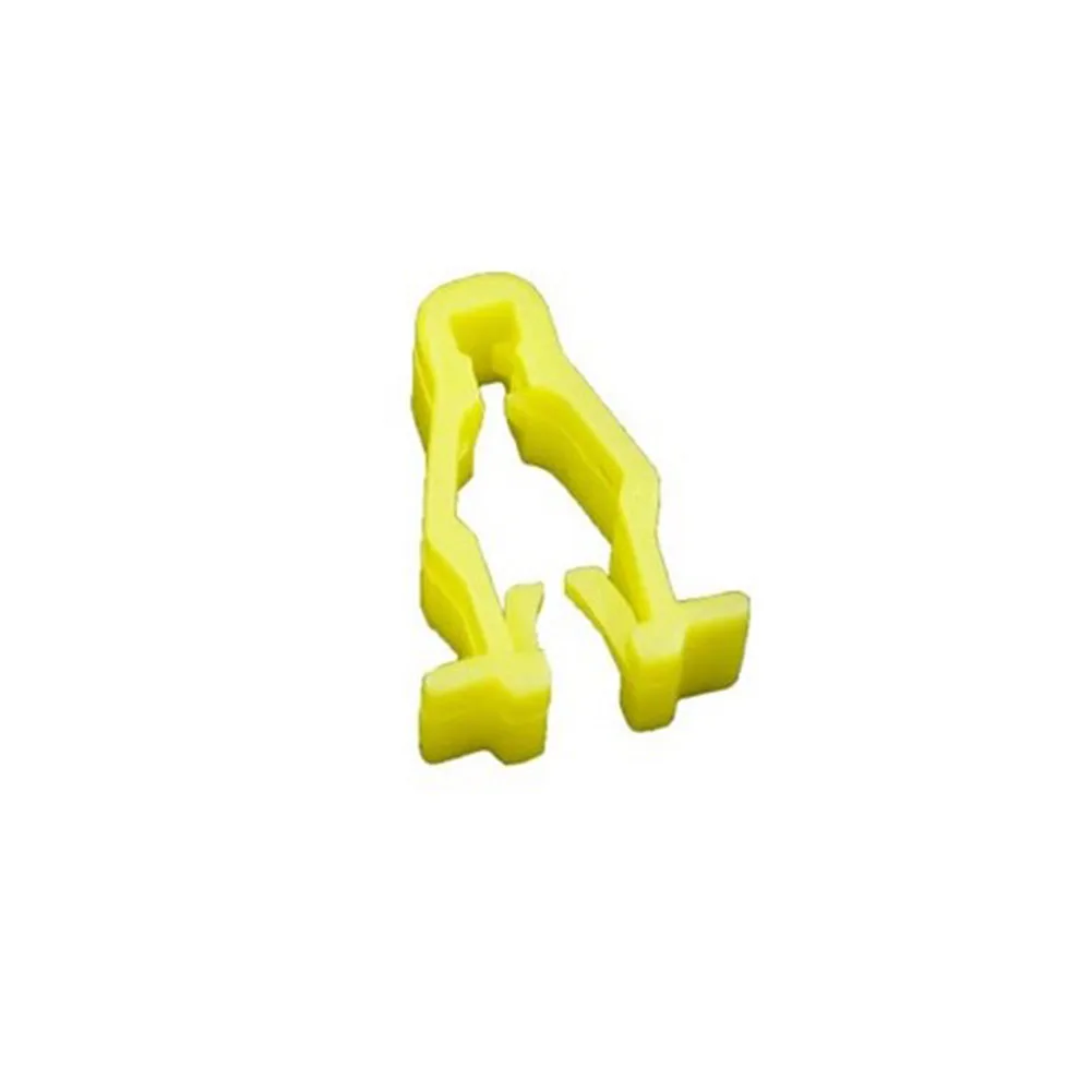 Clip de couverture de corps à pression jaune identique à la pièce Honda 1 pièce évite desserrage jaune pour moto facile à installer