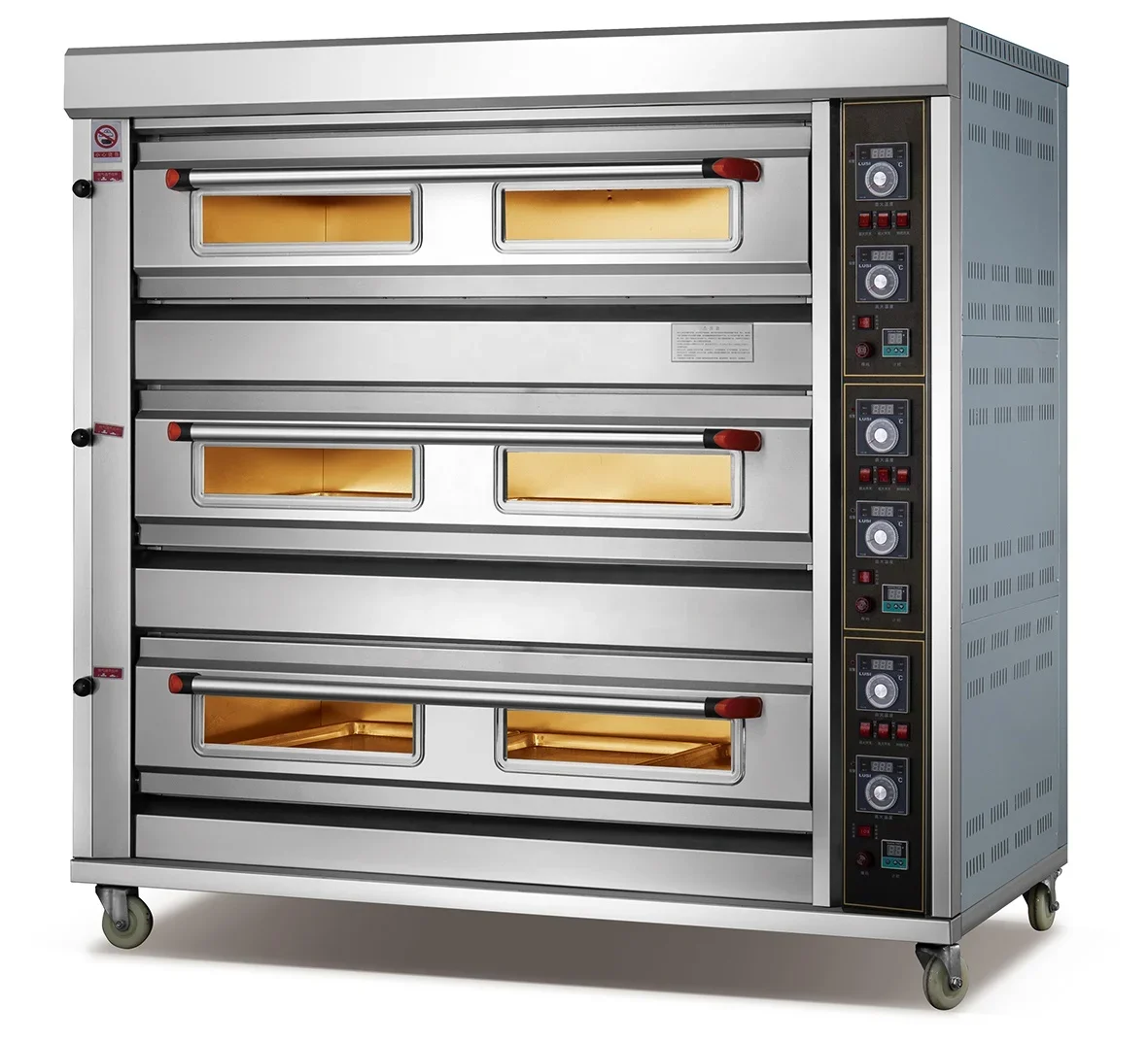 Longterm Gas Oven 3-Deck 9-Tray Commercial Gas Oven Gas Bread Baking Oven For Sale