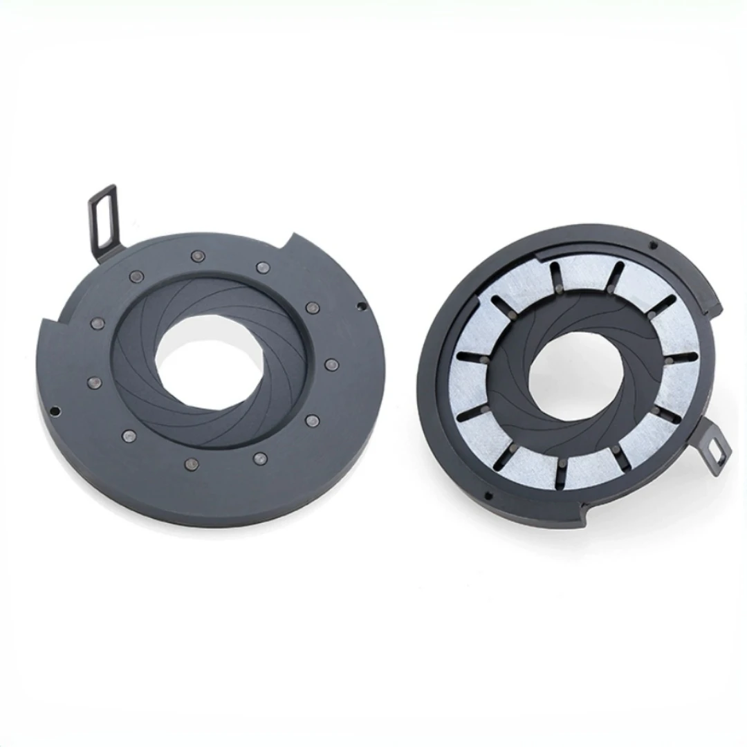 2-29mm Mechanical Diaphragm Continuously Variable Iris Integrated Aperture Stop Microscope Camera Laser Optical Light Module