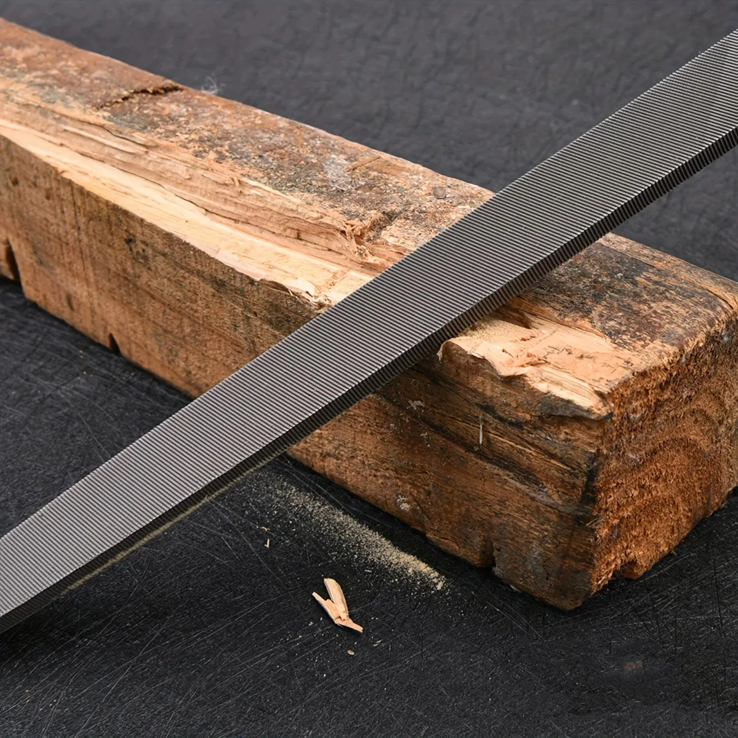 File grinding tool set, alloy woodworking diamond triangular file, medium tooth fine detail, small semi-circular fitter, steel f