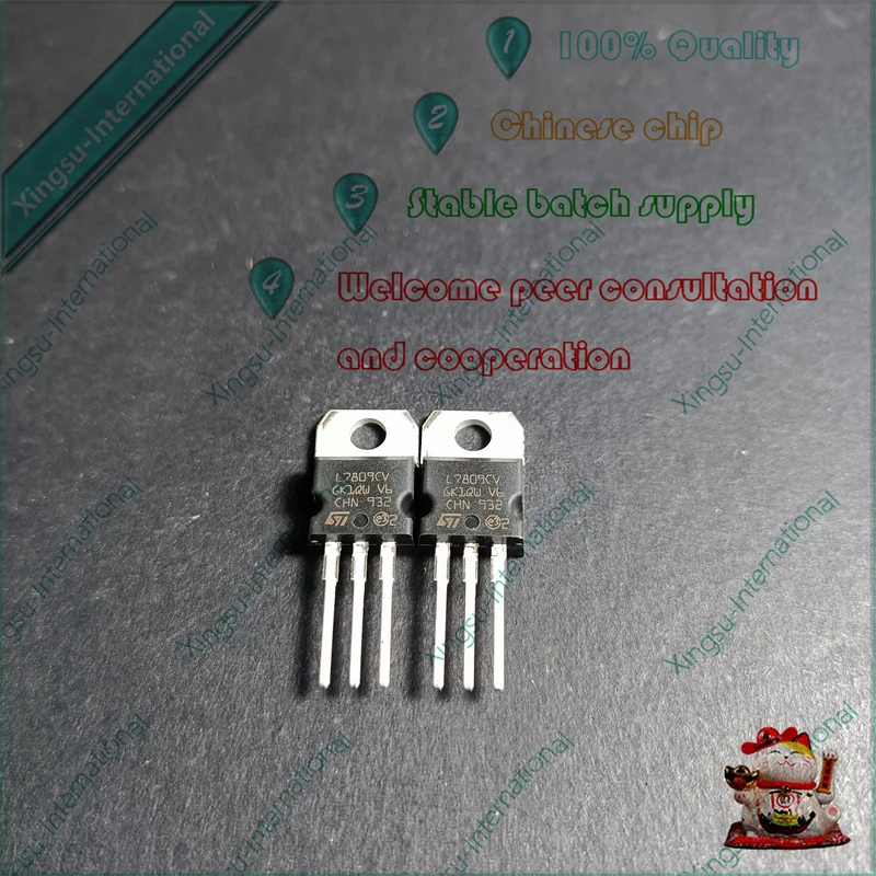 1PCS/ Piece New L7812CV L7809CV Triode 1.5A +12V/9V Three-terminal Voltage Regulator L7812 TO 220