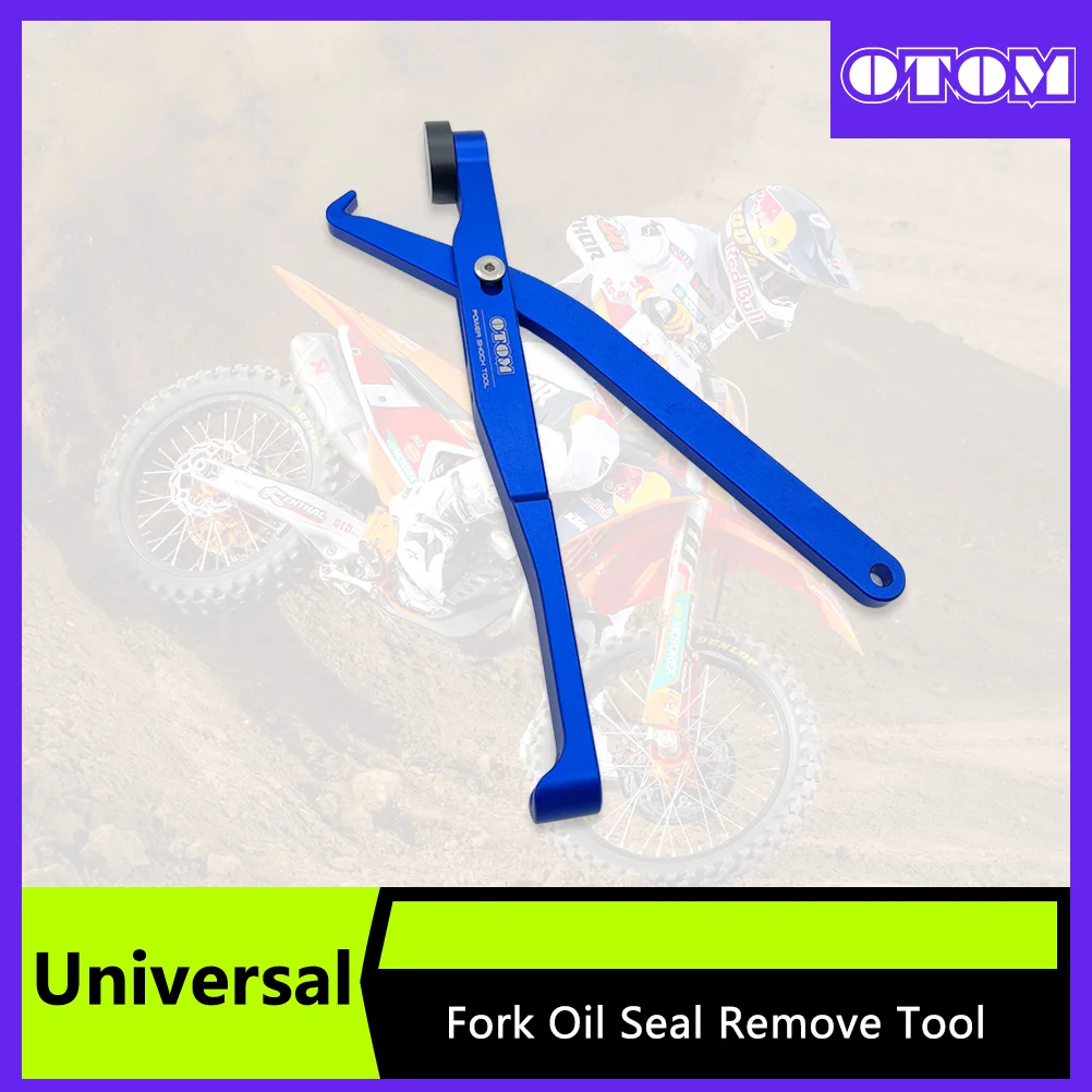 

OTOM Motocross CNC Fork Oil Seal Remove Tools Aluminum for Honda Kawasaki Suzuki Yamaha Hus KTM Moto Front Shock Absorber Tool