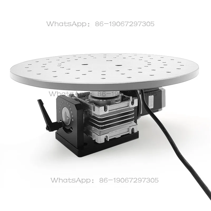 

Electric 360° Rotary Turntable Precision Rotating Platform Diameter 300MM Workbench with Speed Controller and Foot Switch