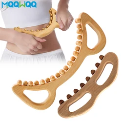 Cepillo de masaje de punto gatillo de madera, herramientas de masaje de terapia de madera, reducción de celulitis para drenaje linfático, herramienta de escultura corporal