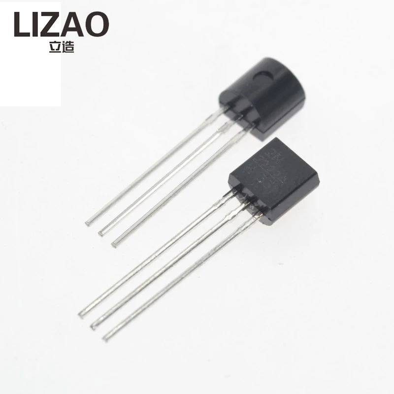 LIZAO 100pcs 2N2222A NPN TO-92 Transistor 0.6A 30V Transistores de Conmutación Triodo en Línea para Proyectos Electrónicos