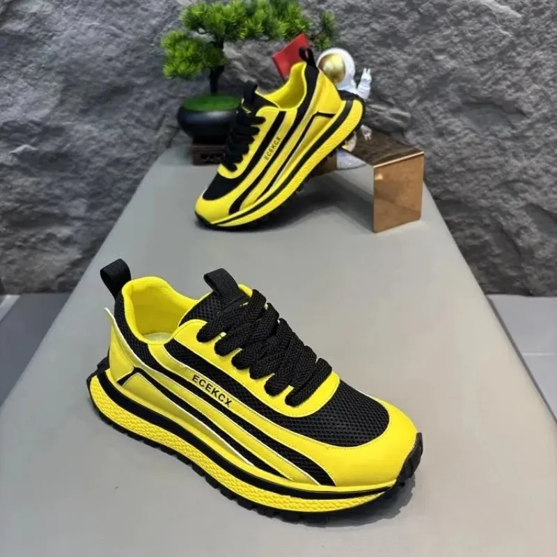 New Men's Sneakers Mesh Breathable Sport Running Shoes Luxury Brand Casual Shoes for Men Tennis Training Shoes Кроссовки Мужские - Image 4
