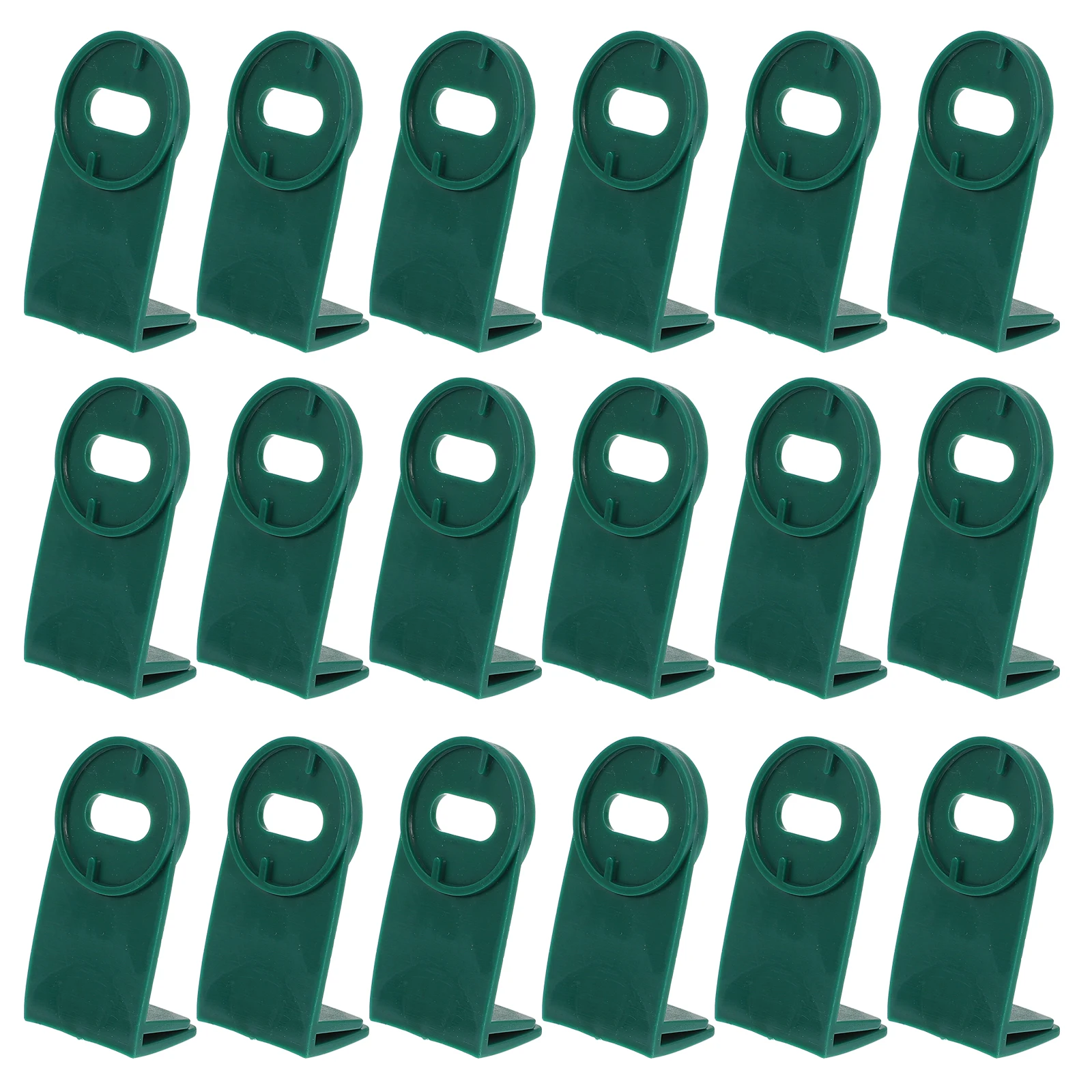

50 Pcs Greenhouse Fixing Clip Durable Plant Hanger Aluminum Small Hanging Tool Accessories For ganizing Greenhouses