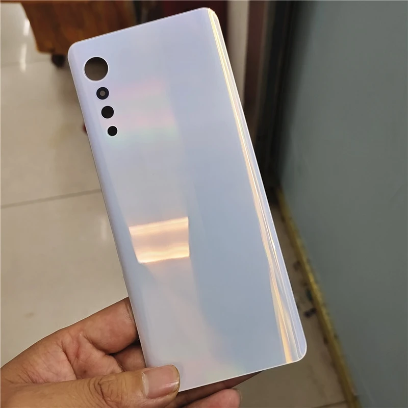 New Glass Battery Door Back Cover Housing For LG Velvet 5G G9 G900 LM-G900N (Korean Version)Replacement Parts