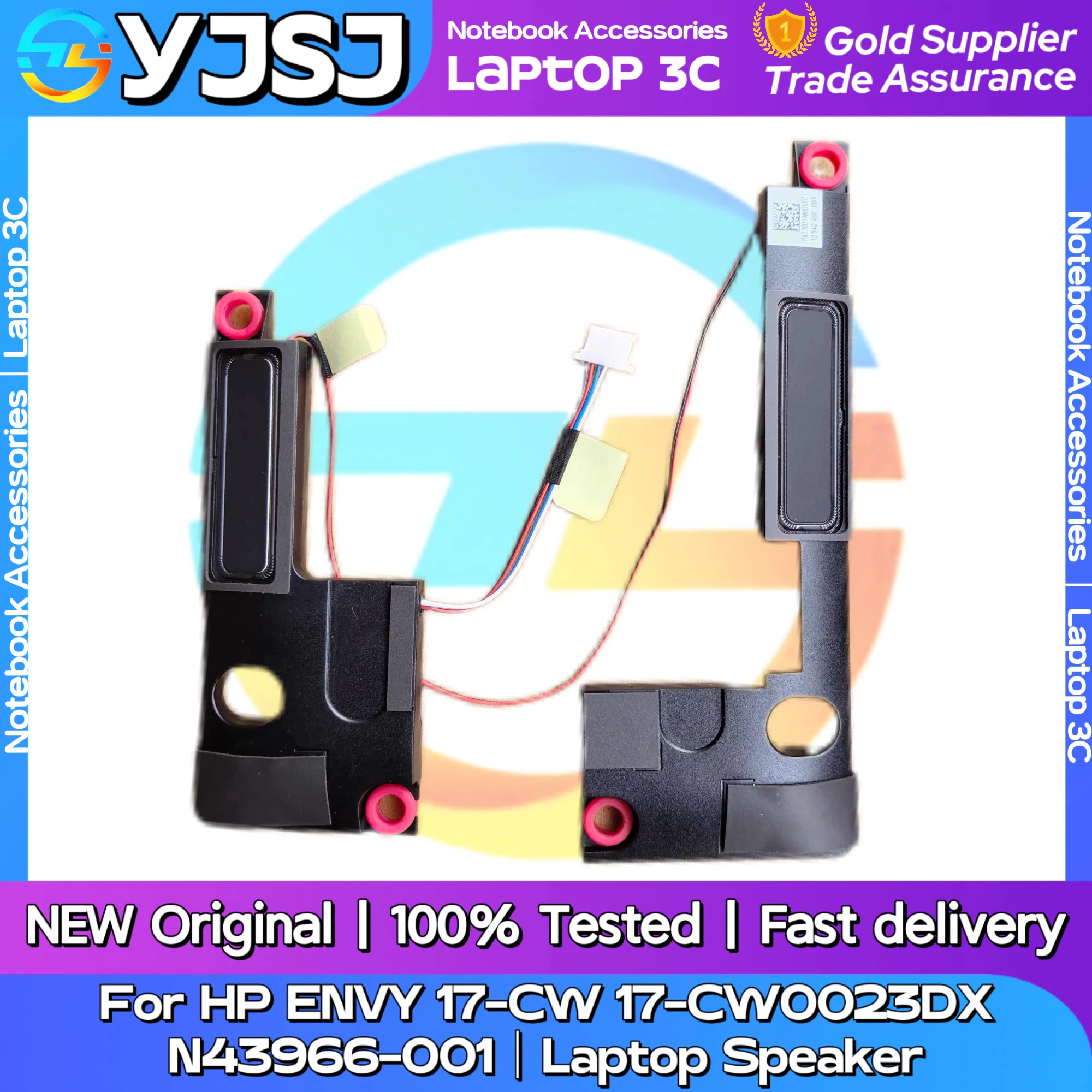 

New Original Laptop Notebook Audio Speaker For HP ENVY 17-CW 17-CW0023DX N43966-001 built-in speaker horn audio