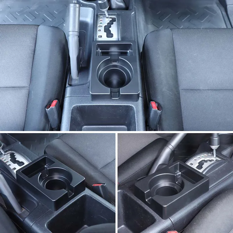 

For Toyota FJ Cruiser 2007-2021 ABS Car Central Console Storage Box Water Holder Organizer Glove Tray Accessories