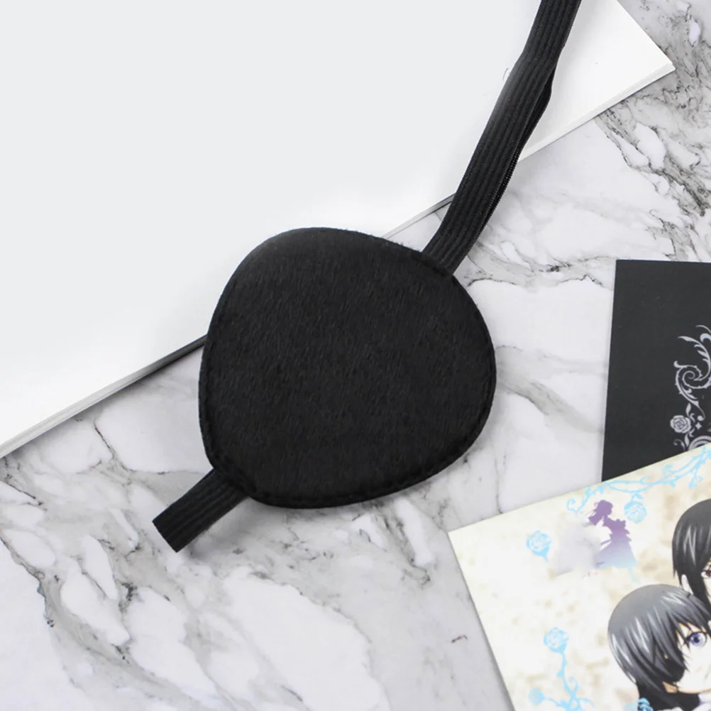 

2 Pcs Single Eye Patches Crystal Velvet Adjustable Lazy Cover for Kids Amblyopia Goggles Strabismus Correction Eye Mask