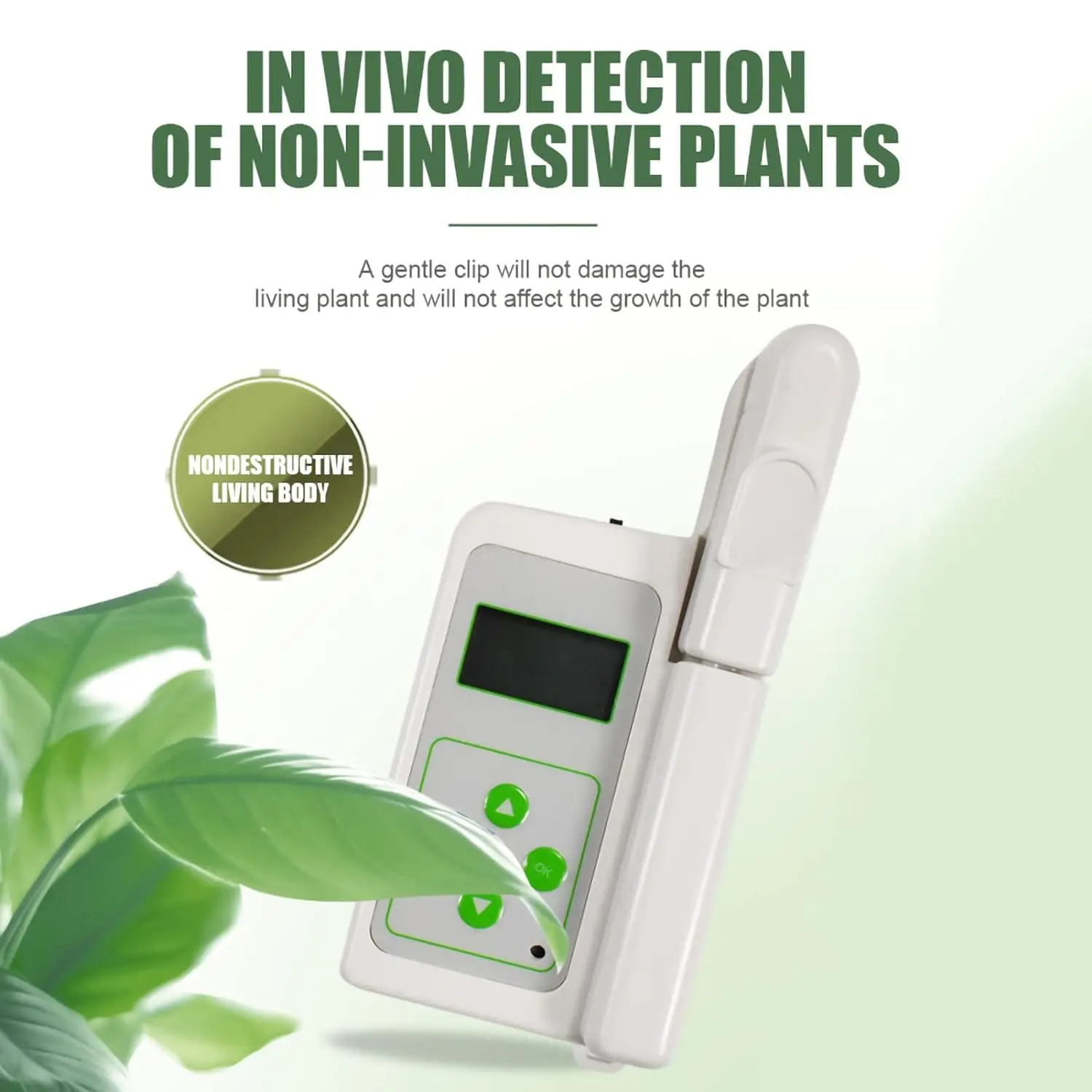 

2026 GYJ-B Portable Chlorophyll Tester Nitrogen Leaf Temperature Meter for Precision Farming and Gardening
