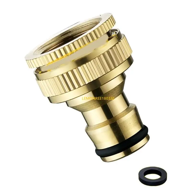N58C Multipurpose Brass Materials Faucet Hose Adapters for Multiple Threaded Taps Easy Installation Designs Daily Use