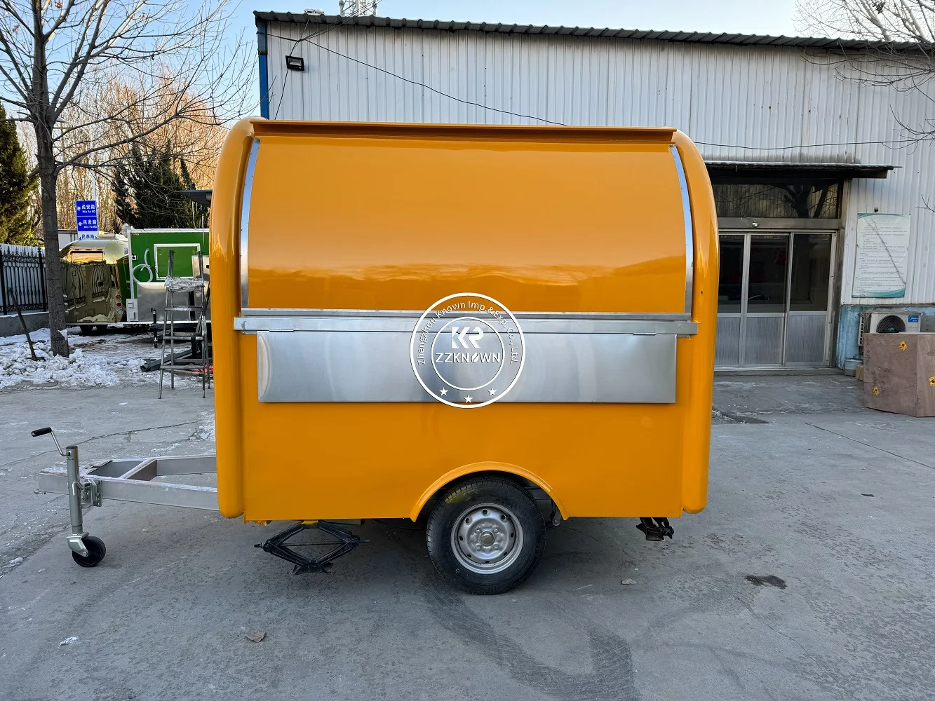 

Customized Food Trailer Coffee Food Truck with Baking Equipment Pizza Hamburger Camper Cart