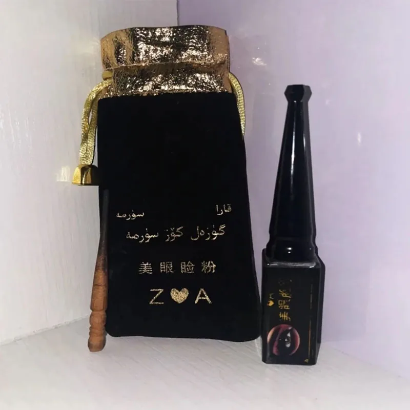 Original สีดํา Ithmid Surma Kohl แป้ง kajal อายไลเนอร์ Stick Natural Eye Tradition เครื่องมือแต่งหน้าสําหรับผู้ชายและผู้หญิง