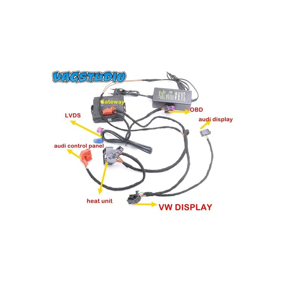 For VW CAR MQB Audi MIB 2 PRO Display Screen Radio Unit Test Code Tools