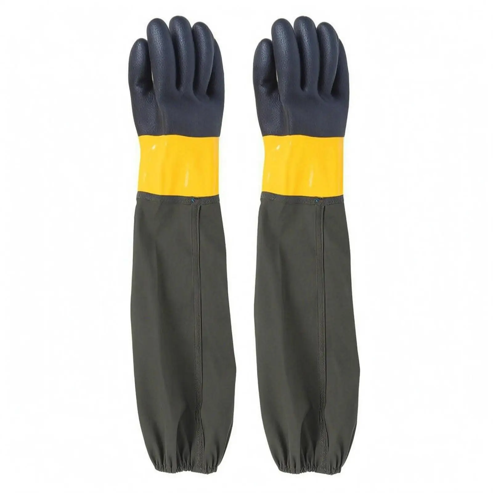 Chemical Resistant Gloves Long Waterproof Natural Rubber Gloves Industrial Protection Durable Hand Gear for Laboratory Work