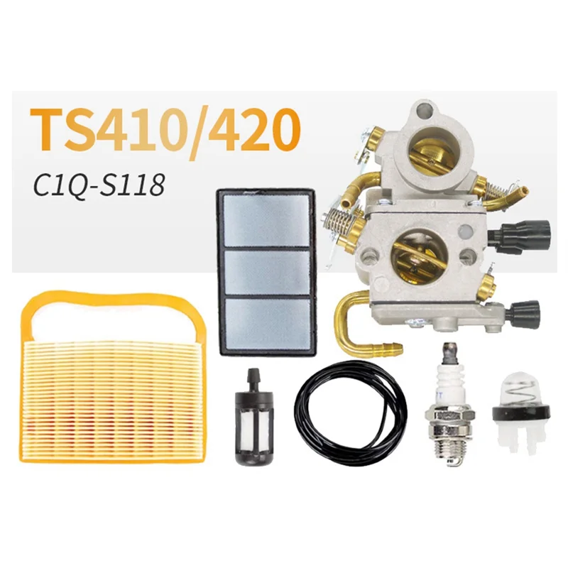 

BHBD-Для карбюратора Stihl TS410 Карбюратор TS420 Комплект карбюратора для пилы для бетона Zama C1U-S118