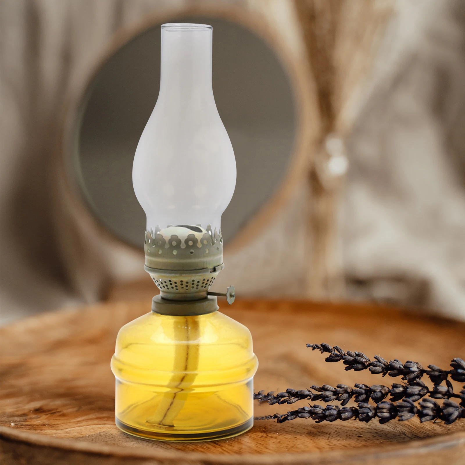 

Retro Glass Lampshade Exquisite Craft Light Cover Safe Material Warm Atmosphere Home Dorm Hotel Decor Accessory