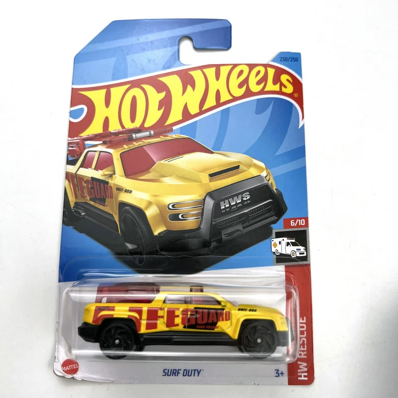 

2023-230 Hot Wheels SURF DUTY 1/64 Metal Diecast Model Toy Транспорт