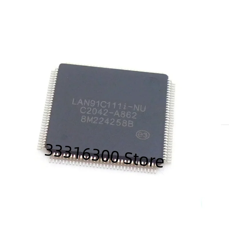 5PCS New LAN91C111I-NU QFP128