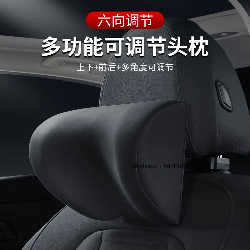 New 5D Automobile Universal Adjustment Mechanical Headrest Universal Memory Cotton Neck Pillow Shoulder Neck Pillow Car Interior