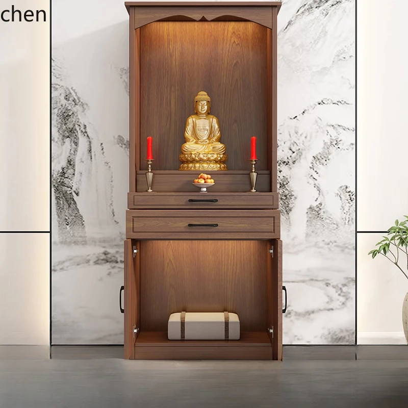 HT Shentai Standing Cabinet Offering Table Family God of Wealth Bodhisattva Offering Table Guanyin Household Offering Table