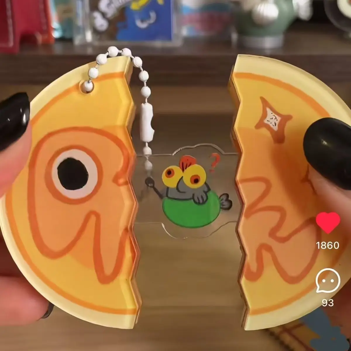 

LLavero de Splatoon 3 Acrylic pull-out hanging decorations, cute and visually appealing backpack hangers gift for Christmas fans