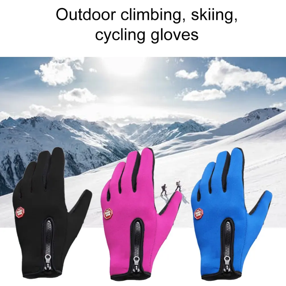 

Unisex Touchscreen Winter Thermal Warm Cycling Bicycle Bike Ski Outdoor Camping Hiking Motorcycle Gloves Sports Full Finger