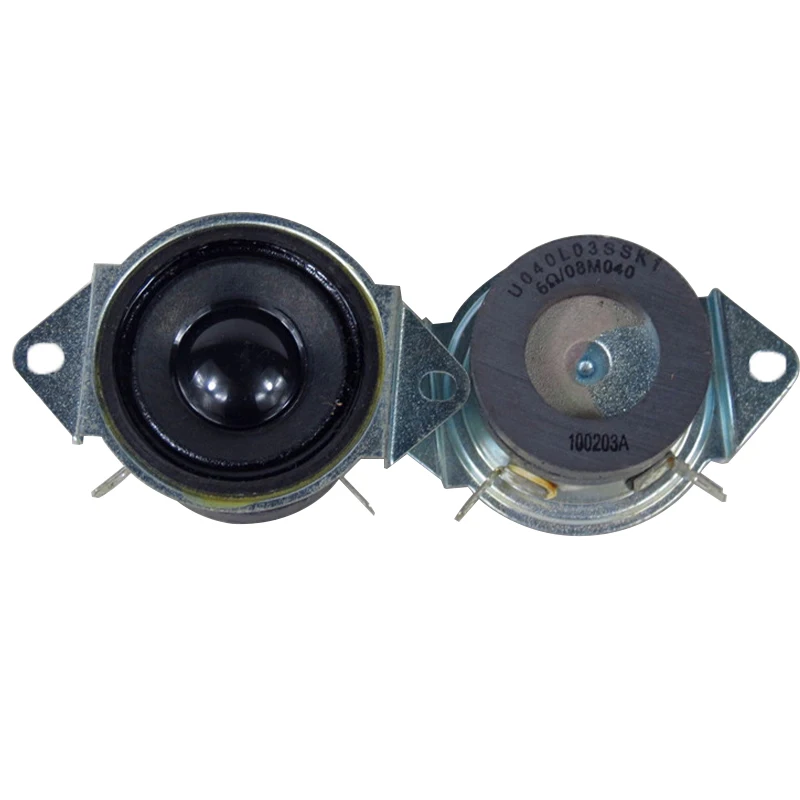 2pcs 1.5 Inch Tweeter Speaker Units 6 Ohm 10W 42MM Angled Corner Portable Treble Loudspeaker For Home Theater Audio Sound