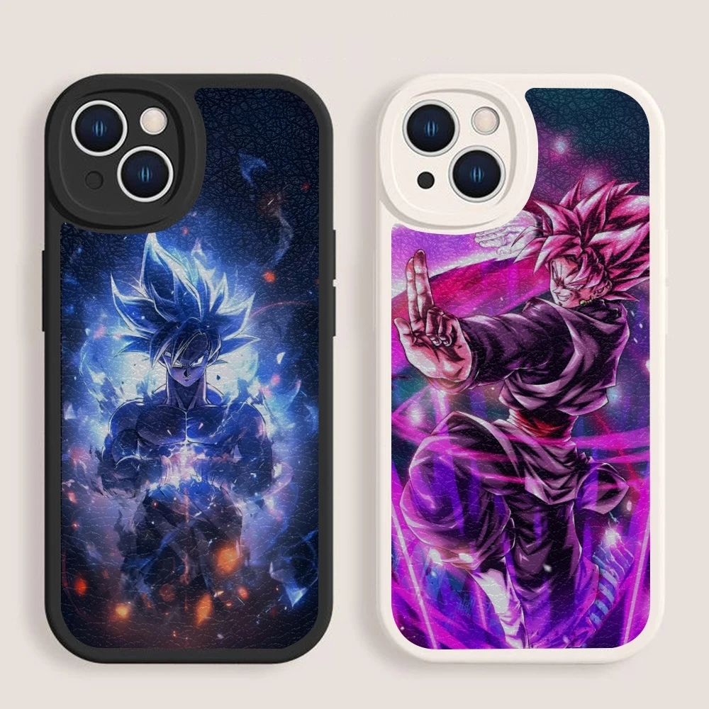 D-dragon Anime B-Balls Phone Case Phone Case Lambskin For Iphone 14 Pro Max 11 13 12 Mini X Xr Xs 8 6 7 Puls Se Luxury Mobile Co