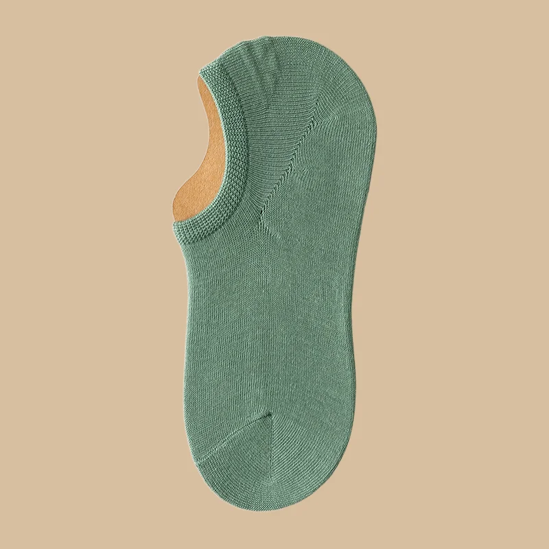 Calcetines náuticos antibacterianos para hombre, medias invisibles antideslizantes con tacón, 5/10 pares, novedad de 2024