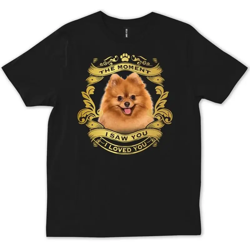 Funny Pomeranian Pom Owner Fur Mom Dad T shirt