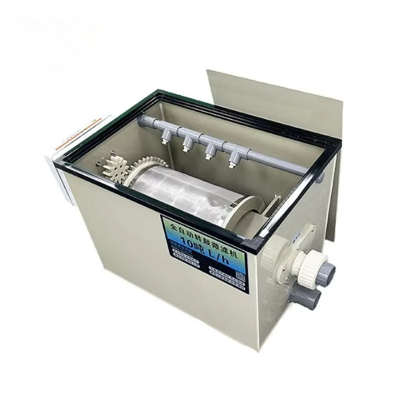 New Large Custom Rotary Drum Microfilter, Aquaculture Water Treatment Filter Suitable for Fish Pond Breeding Filtration