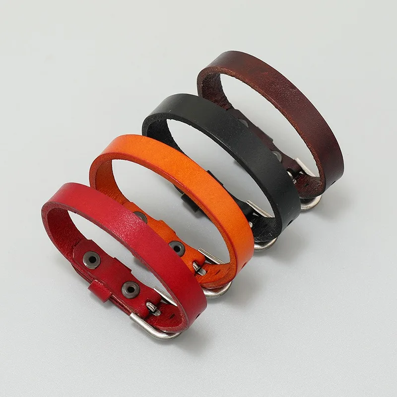 High Quality Leather Bracelets for Men Women Classic Simple Fashion Leather Wrap Bracelet Bangle Wristbands Jewelry Male Gifts