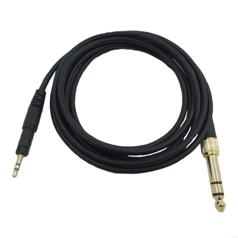 Cable reemplazo para ATH-M50X M40X M60X M70X Auriculares 6.35 mm E74a