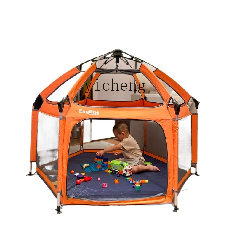 

Tqh Baby Tent Fence Game Fence Indoor Outdoor Small Apartment Fabric One-Click Installation Foldable