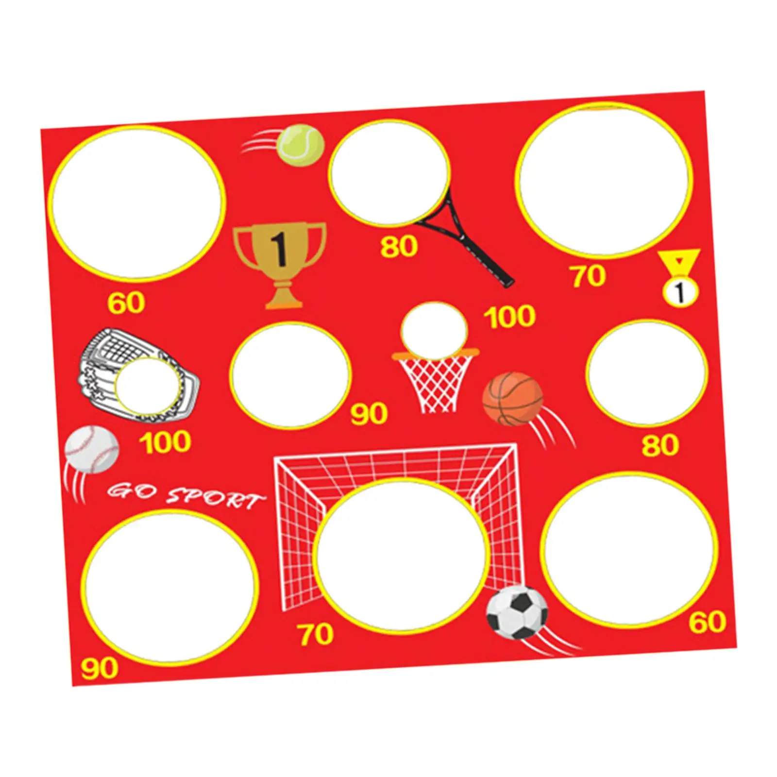 Sandbag Throwing Net for Kids, Fun Throwing Net for Carnival Games, Backyard Activities for Preschoolers