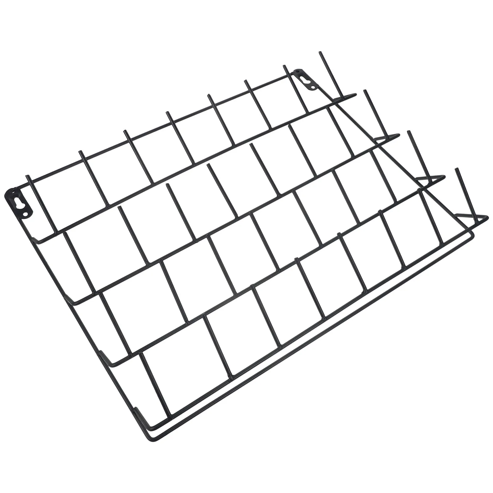 

32 Spools Thread Rack Sewing Storage Organizer 15.6x12.2In Black Iron Wear Resistant Convenient Wall Mounted Braiding Rack