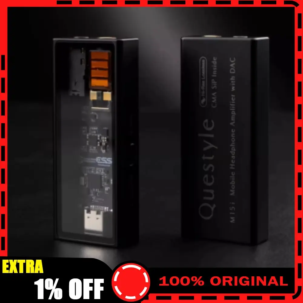 

Questyle M15i Headphone Power Amplifier ES9281AC Chip USB DAC / AMP TOREX Precision Power Hi-Res 32-bit/768kHz PCM Custom Gift