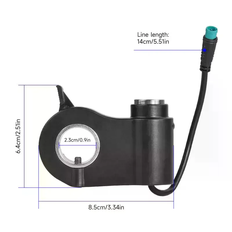 1Pcs Electric Scooter Speed Dial Control With Lock Key Thumb Throttle Accelerator 5pin Finger Trigger For Kukirin G2 Max/G2 Pro image 5