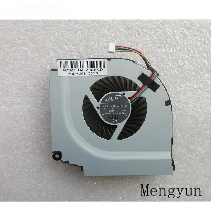 New Original laptop CPU cooling fan for LG x-note A540-TE7VK A560-XH55K model AB7505HX-E0B (LG4) add44lg4fa00103d 5v 0.50a