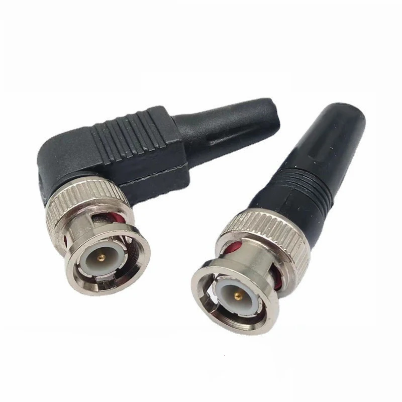 

4pcs/lot Metal BNC Q9 Solderless Connector Plug Adapter for CCTV Camera Accessories Surveillance Kit