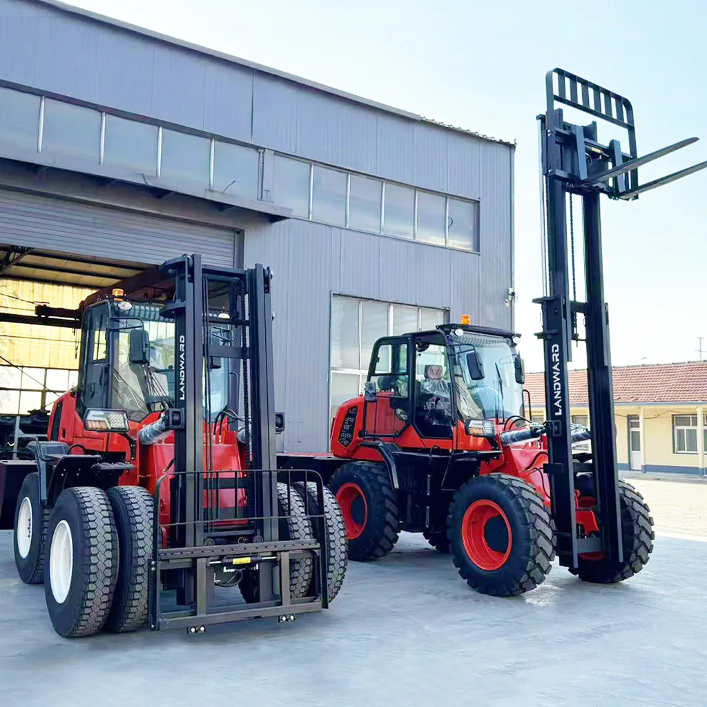 All-In-One All-Terrain Off-Road Forklift 4wd Forklift Euro 5 EPA YUNNEI Engine Forklift Customized Lifting Height Free Delivery