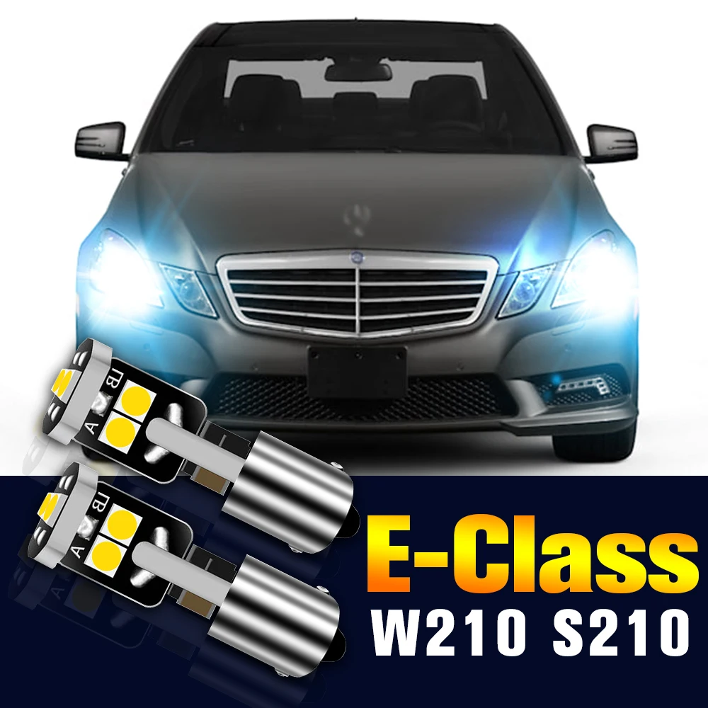 

2pcs LED Clearance Light Bulb Parking Lamp For Mercedes Benz E Class W210 S210 1995-2003 1999 2000 2001 2002 Accessories