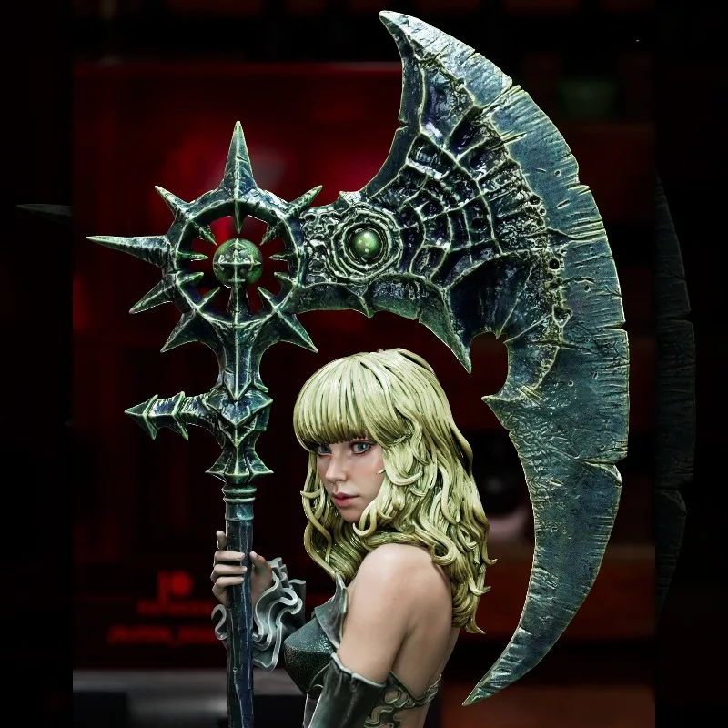 

1/24 75 мм масштабная фигурка из смолы, модель комплекта, доспехи, женщина-воин, Kaelira, фэнтези, хобби, миниатюрная скульптура в разобранном виде и неокрашенная