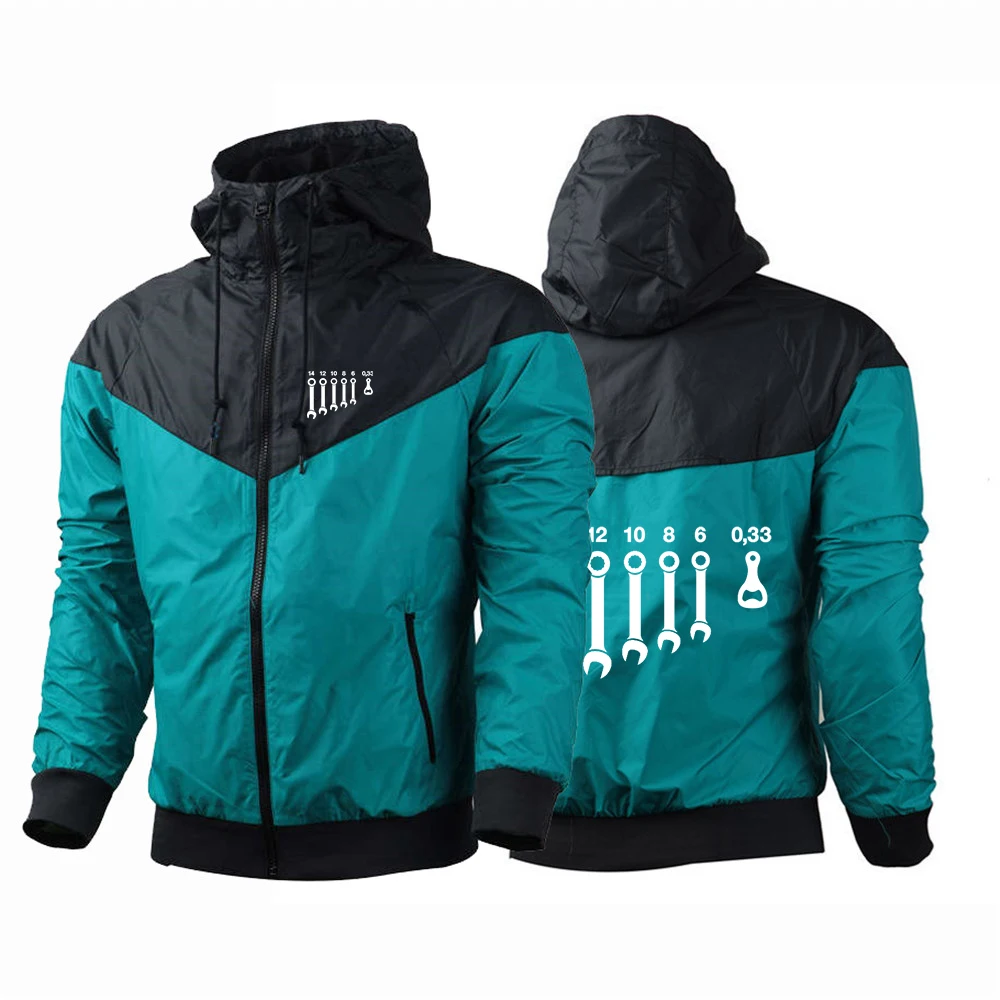 Wrench Wrenches Beer Bottle Opener Tools 2026 Spring And Autumn New Men Five-Color Windbreaker Fashion Zipper Jacket Tops