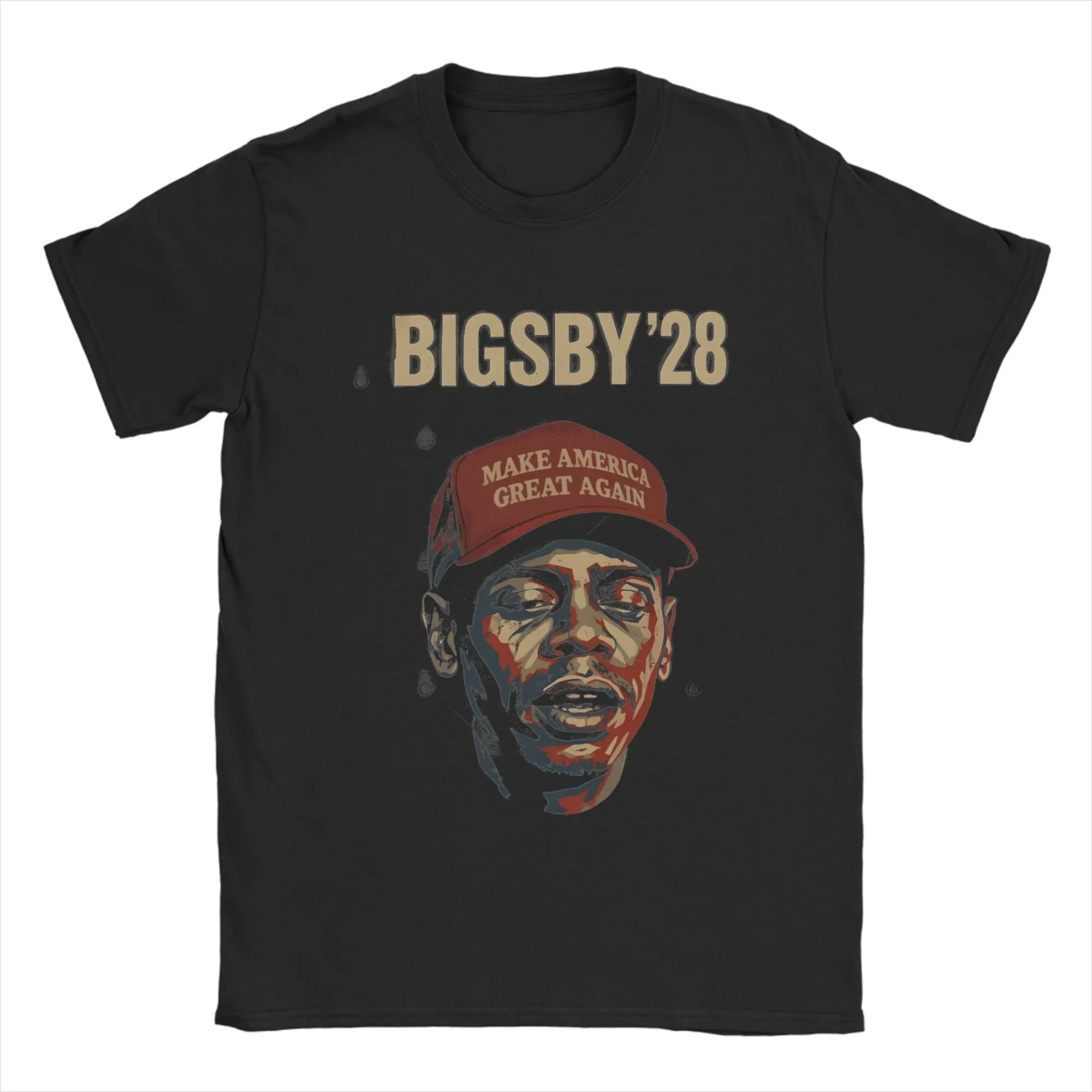 Clayton Bigsby For President 2028  T Shirt Summer  Cotton T-Shirts For Mens Design Tee Shirt Short Sleeve Y2K Basic Top Tees