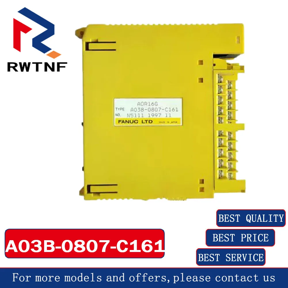 

Brand New Genuine A03B-0807-C161 FANUC I/O signal module,100% original warehouse stock